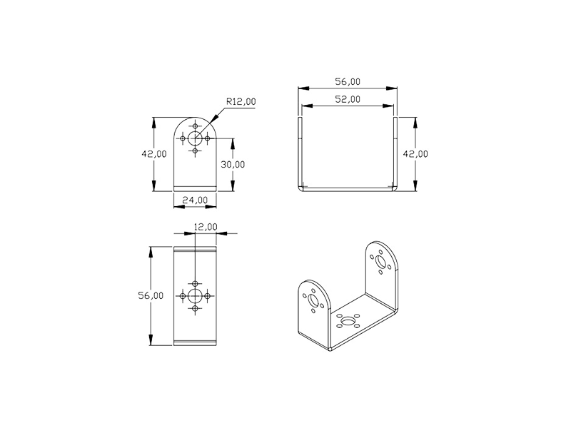 Servo U Bracket - Image 3